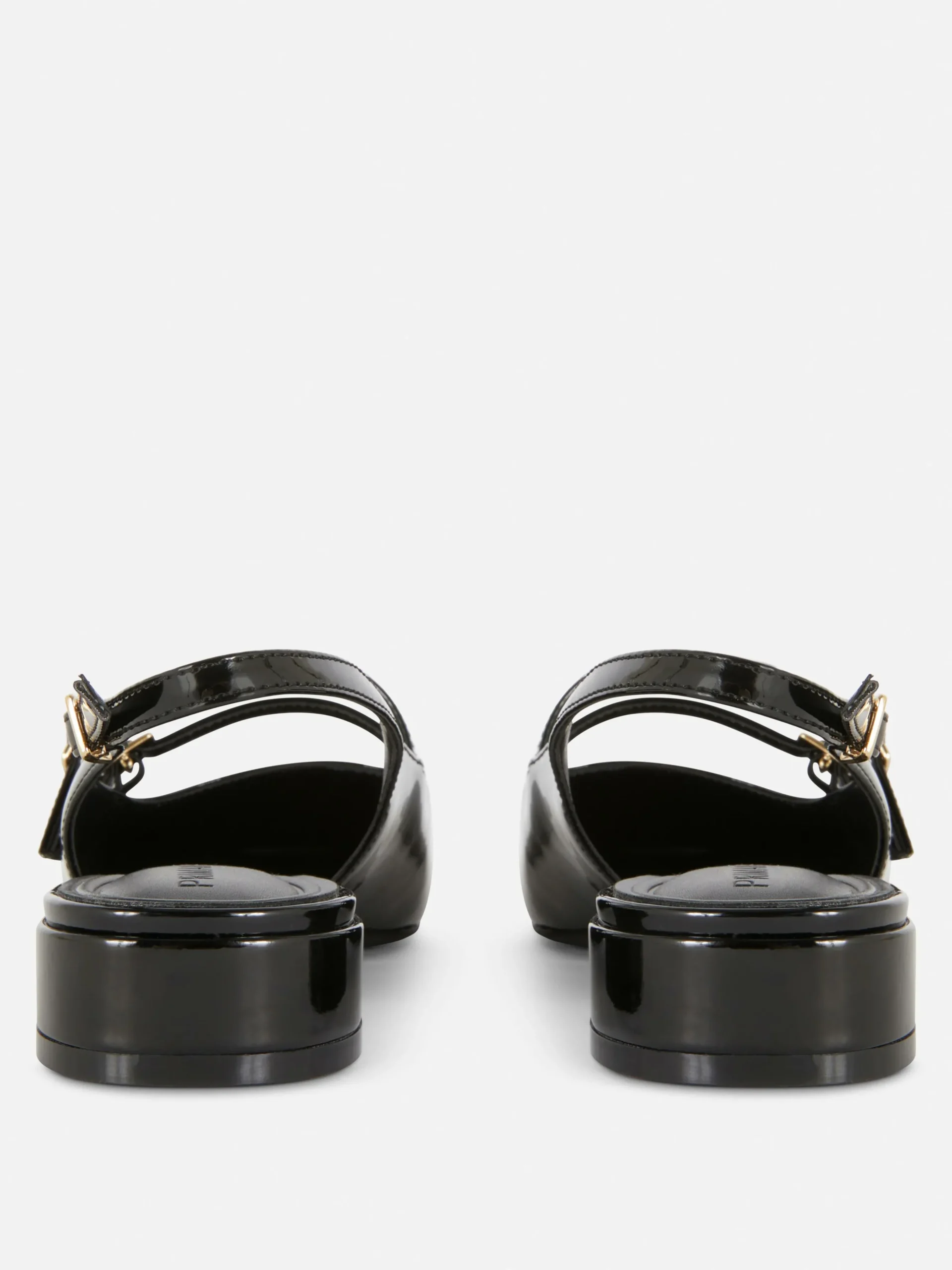 Sapatos Mary Jane Fecho Atrás Tiras Duplas