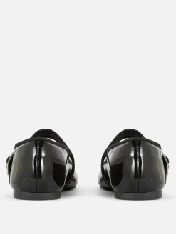 Sapatos Mary Jane Rasos Biqueira Redonda