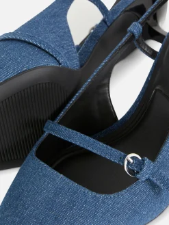 Sapatos Salto Kitten Fivela