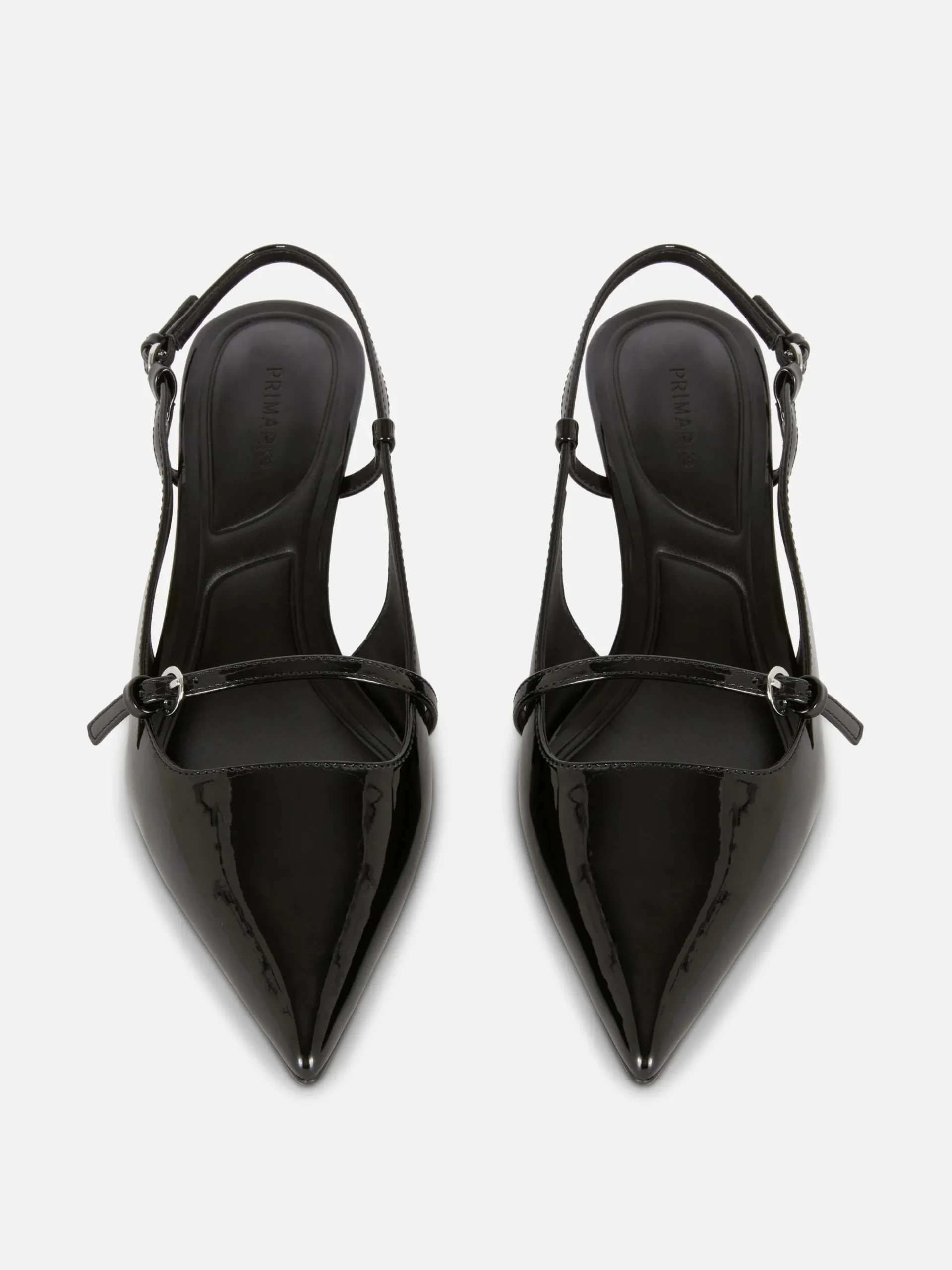 Sapatos Salto Médio Verniz Fivela