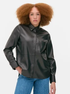 Sobrecamisa Imitação Pele