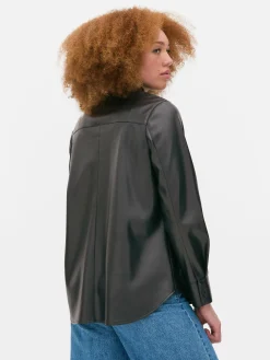 Sobrecamisa Imitação Pele