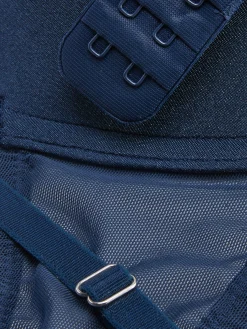 Sutiã T-shirt Rebordo Malha Rede Moderno