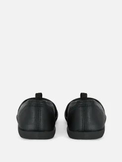 Ténis Enfiar Imitação Pele