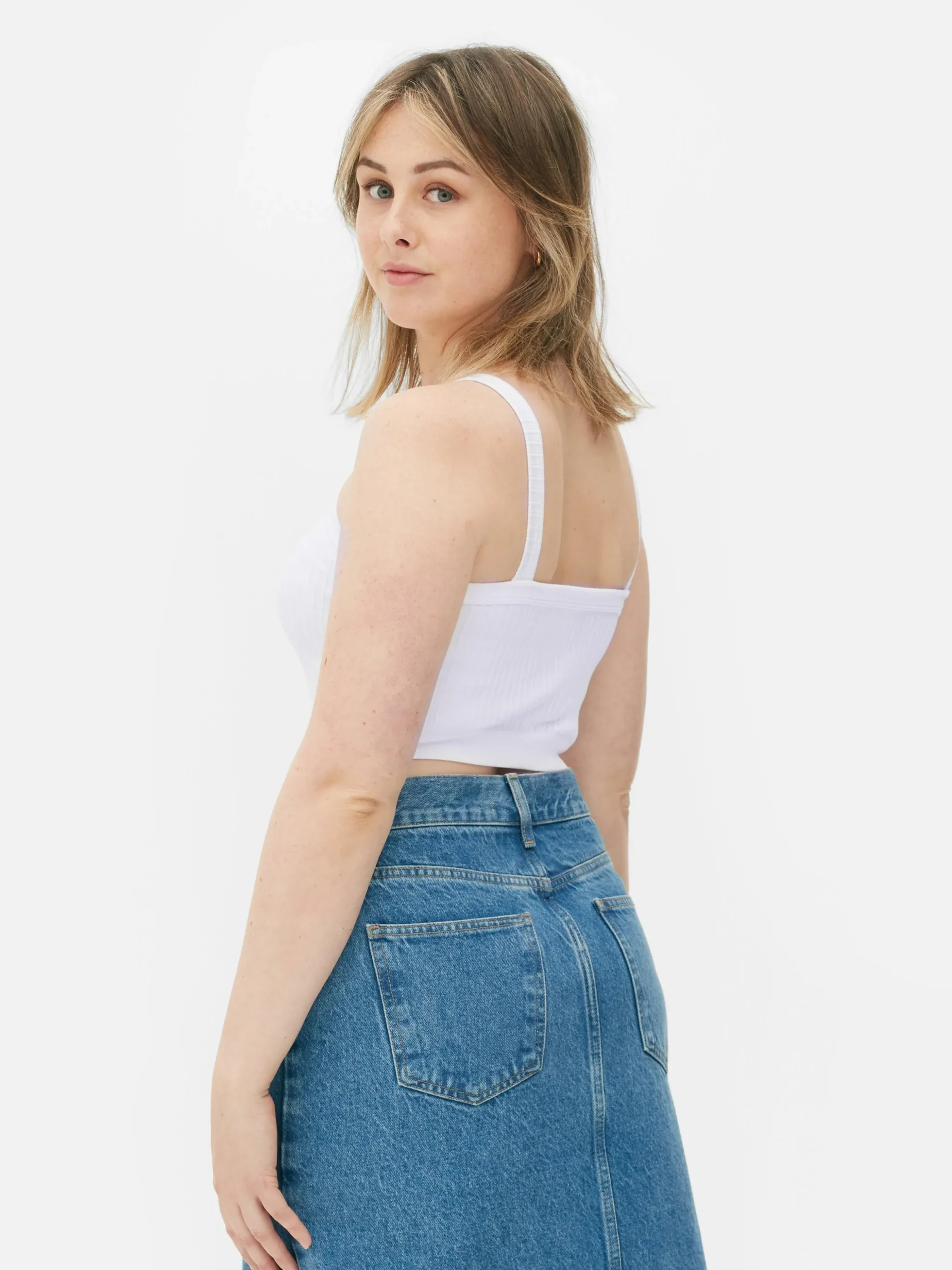 Top Curto Textura Canelada