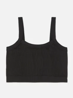 Top Curto Textura Canelada