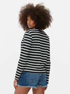 Top Manga Comprida Gola Redonda