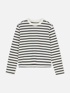 Top Manga Comprida Gola Redonda