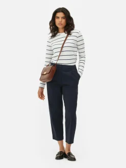 Top Manga Comprida Riscas