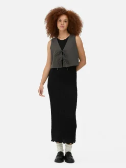 Top S/ Mangas Com Nó à Frente