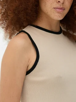 Top S/ Mangas Comprido Gola Redonda