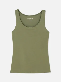 Top S/ Mangas Elástico Básico