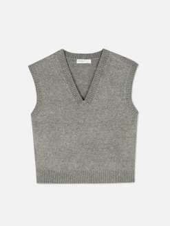 Top S/ Mangas Malha Decote V