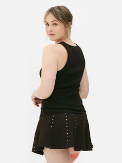 Top S/mangas Canelado Desportivo