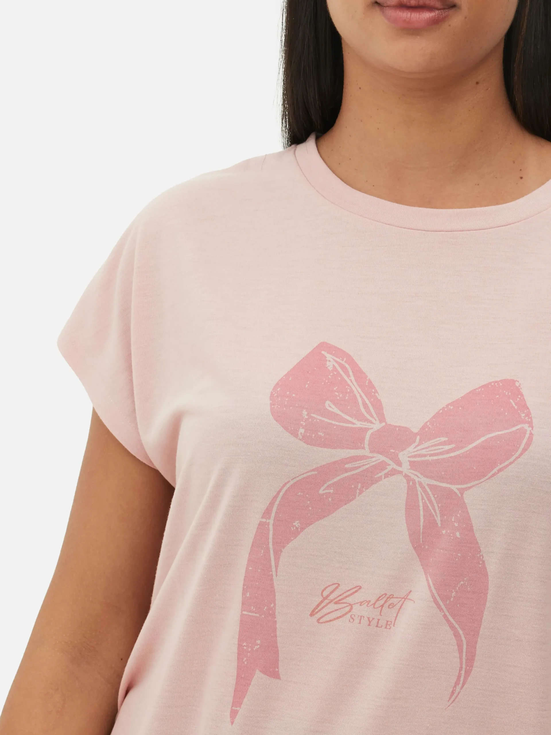 T-shirt Comprida Gola Redonda