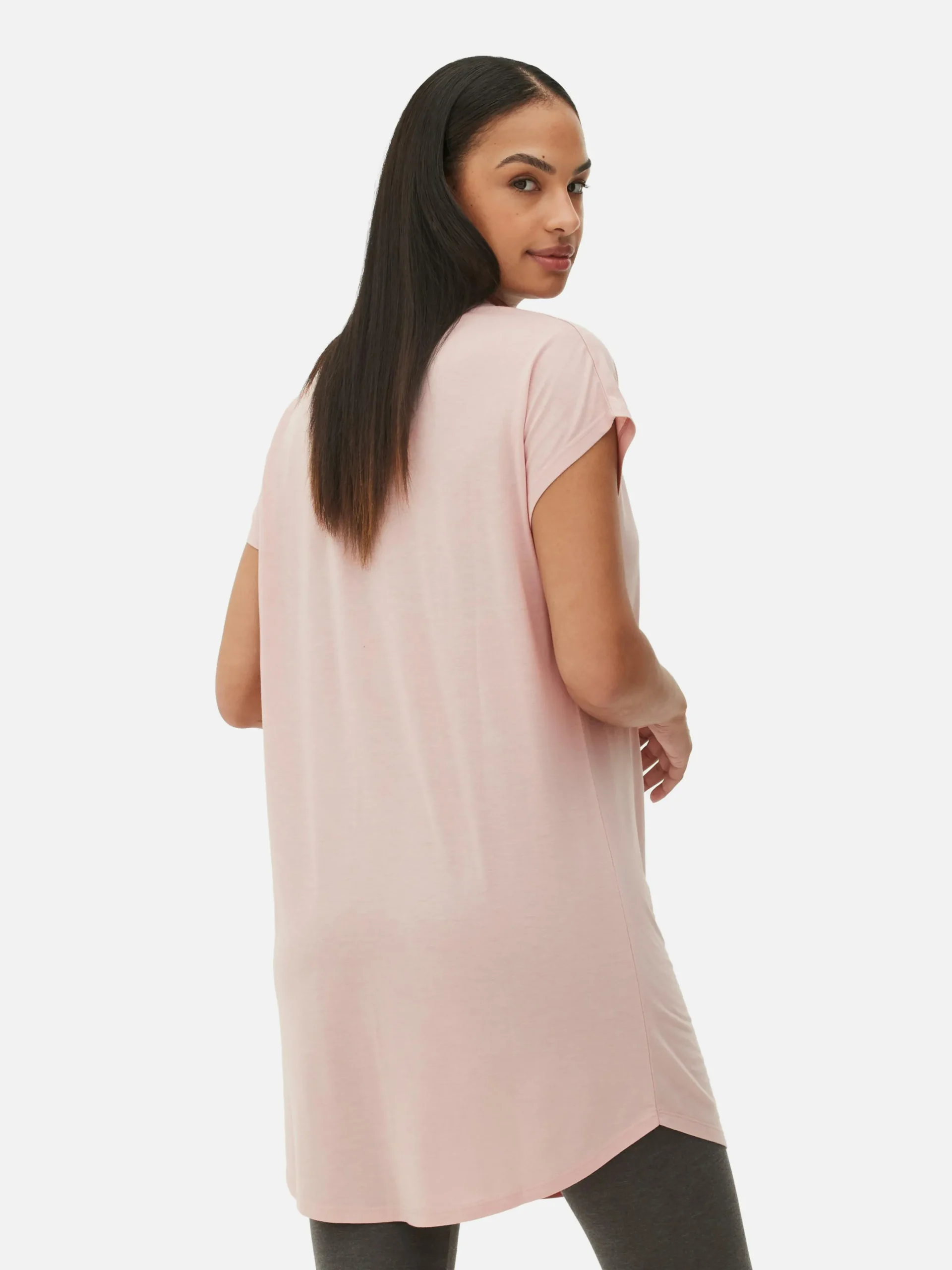 T-shirt Comprida Gola Redonda