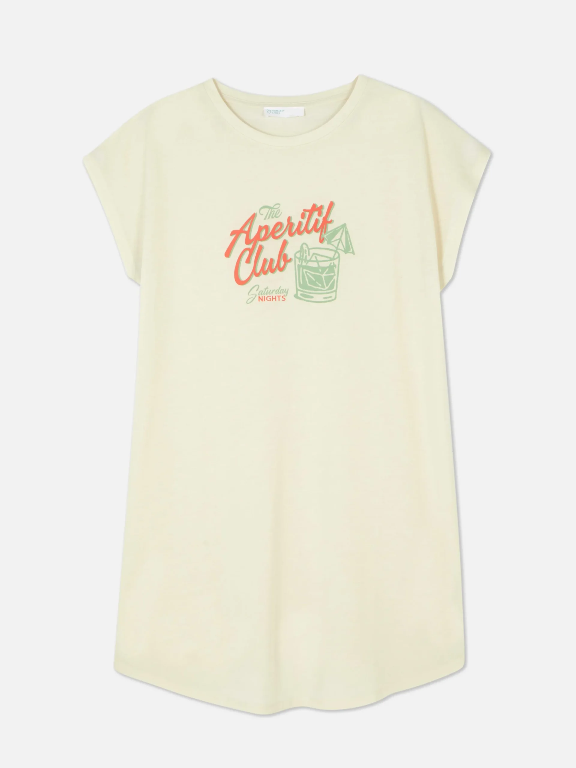 T-shirt Comprida Gola Redonda