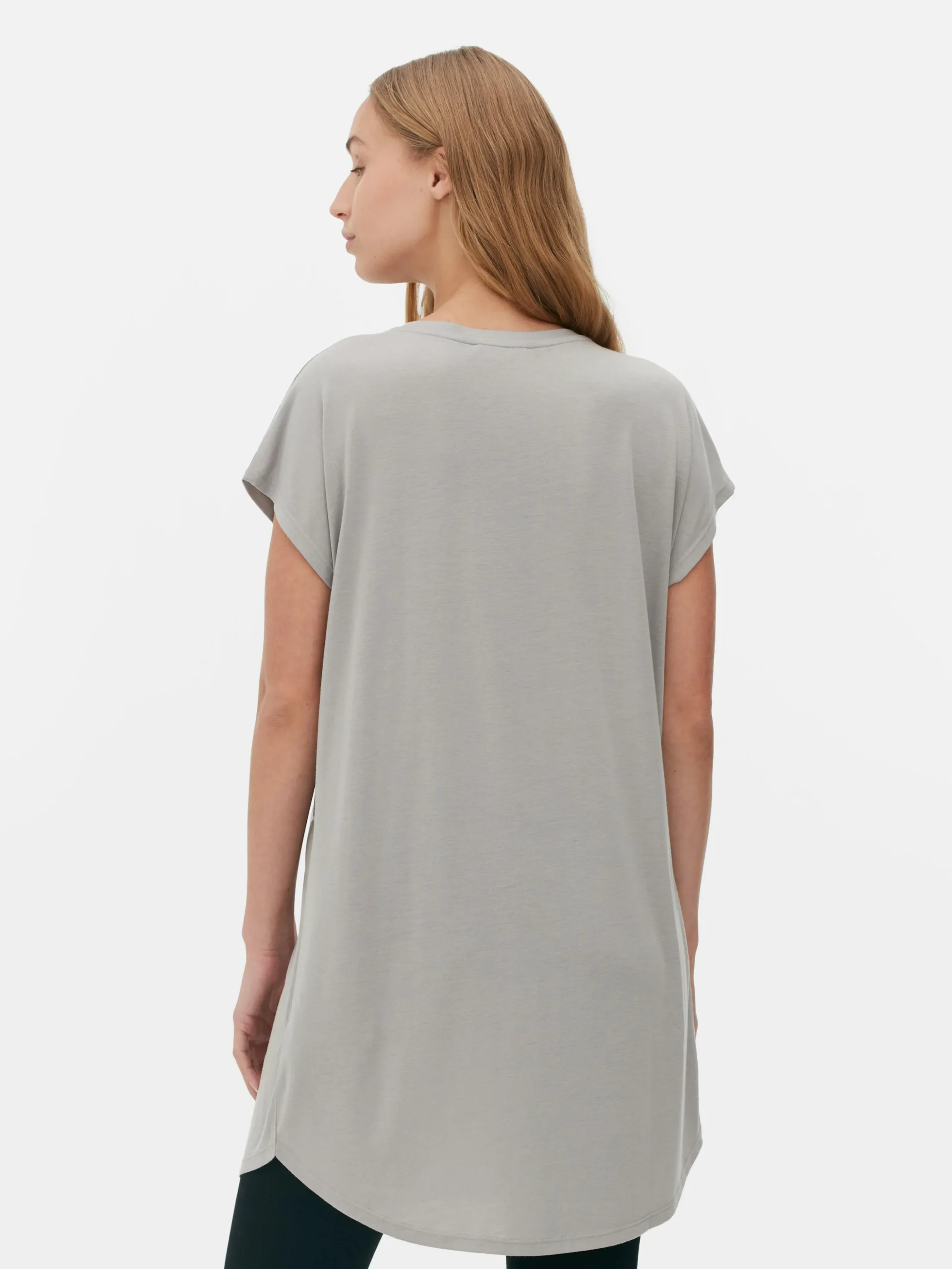 T-shirt Comprida Gola Redonda