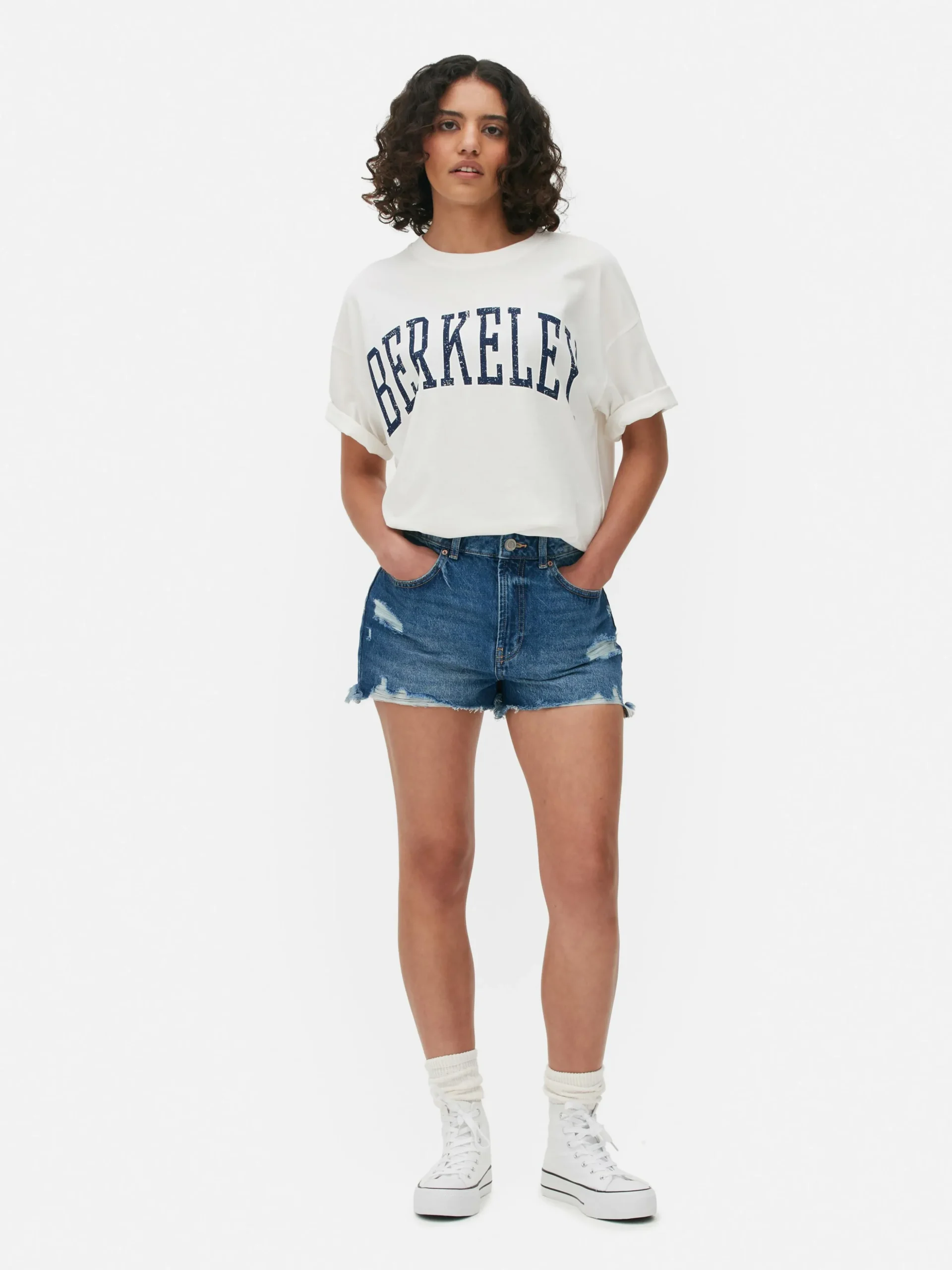 T-shirt Corte Grande Conjunto Coordenado Berkeley