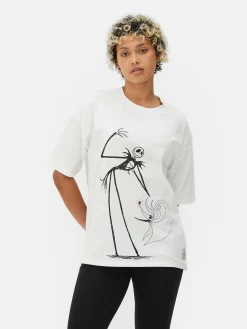 T-shirt Corte Grande Disney Tim Burton O Estranho Mundo De Jack