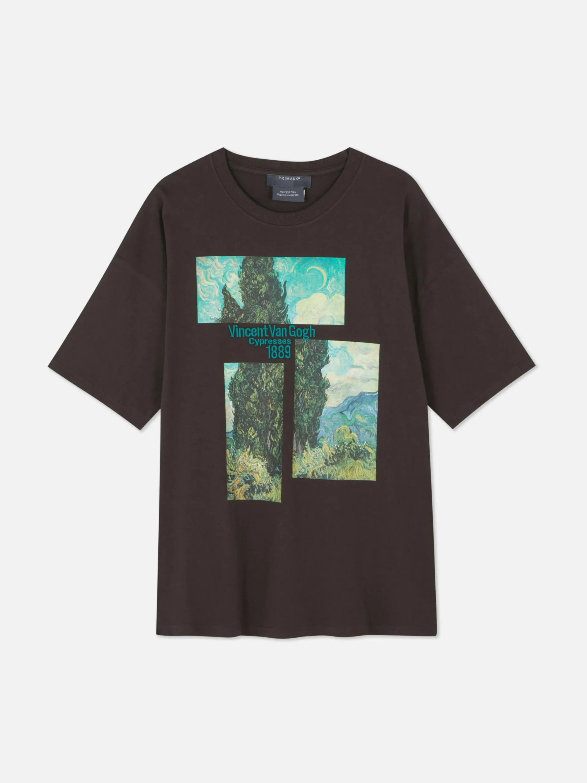 T-shirt Corte Grande Van Gogh Ciprestes