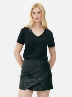 T-shirt Corte Regular Decote V