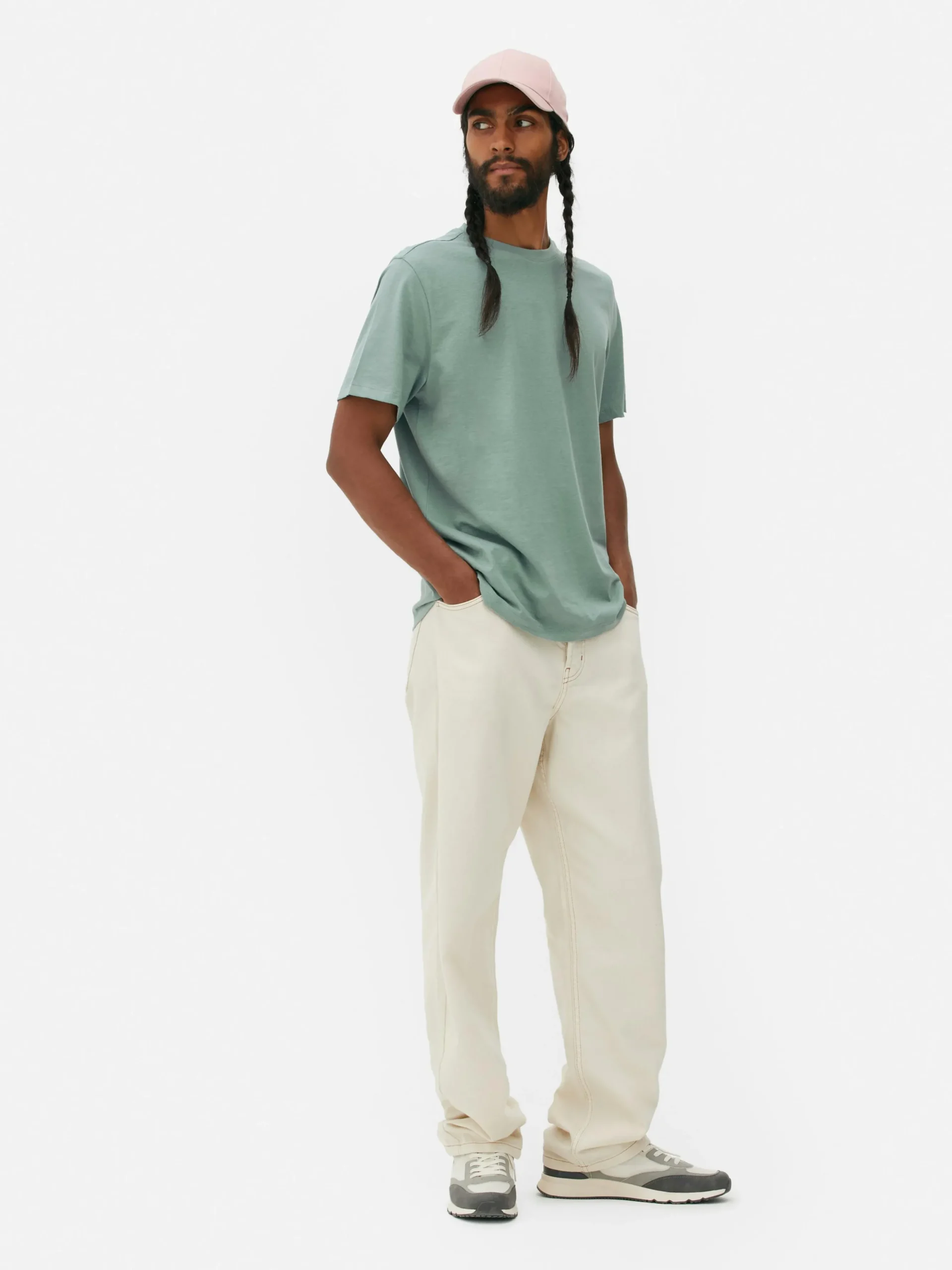 T-shirt Corte Regular Decote Redondo