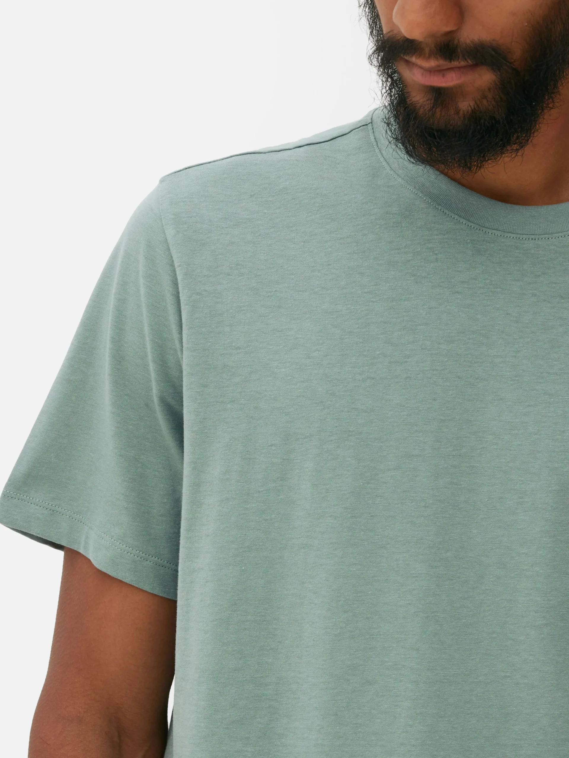 T-shirt Corte Regular Decote Redondo