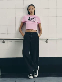 T-shirt Curta Disney Mickey Mouse X Keith Haring