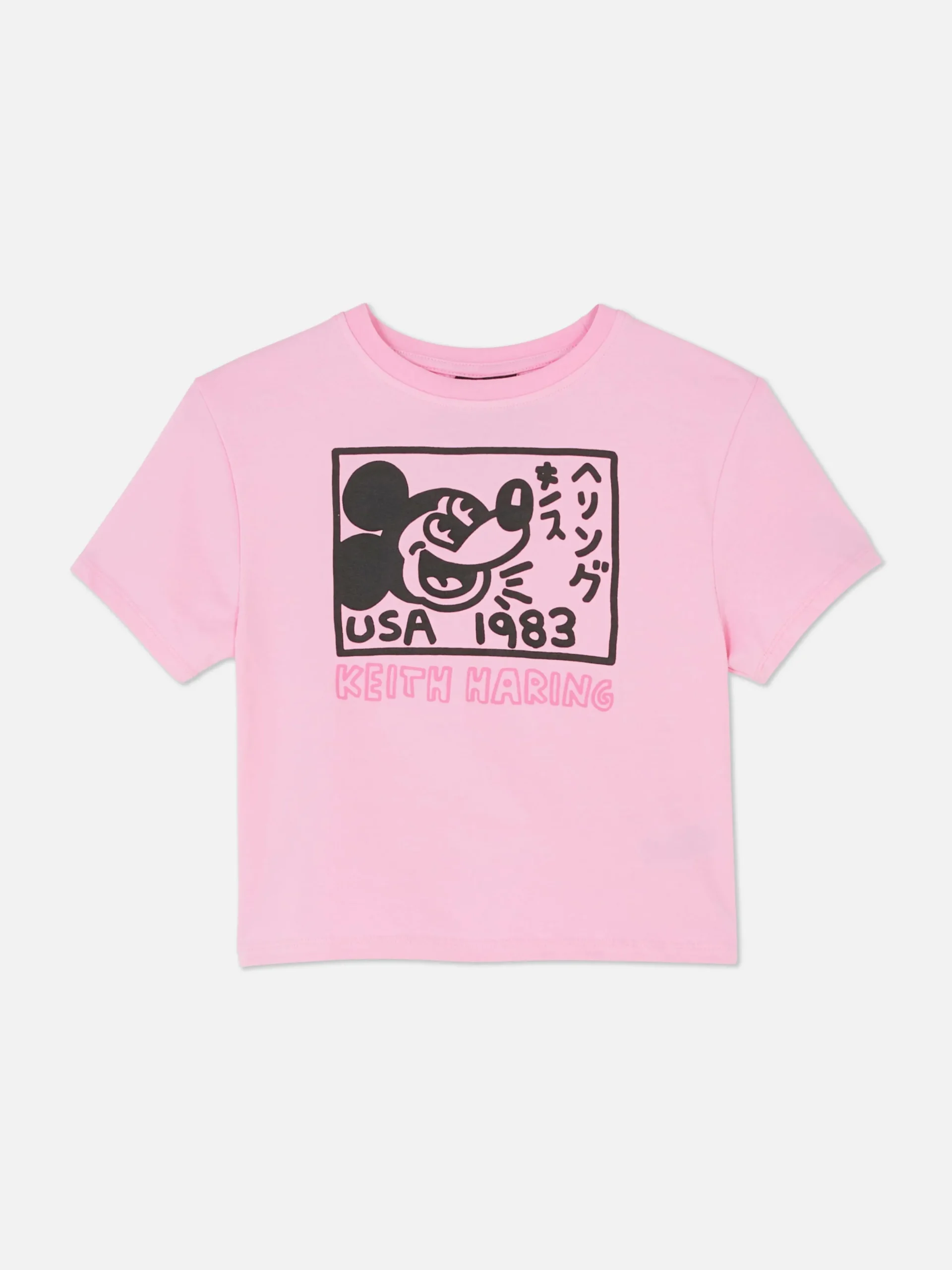T-shirt Curta Disney Mickey Mouse X Keith Haring