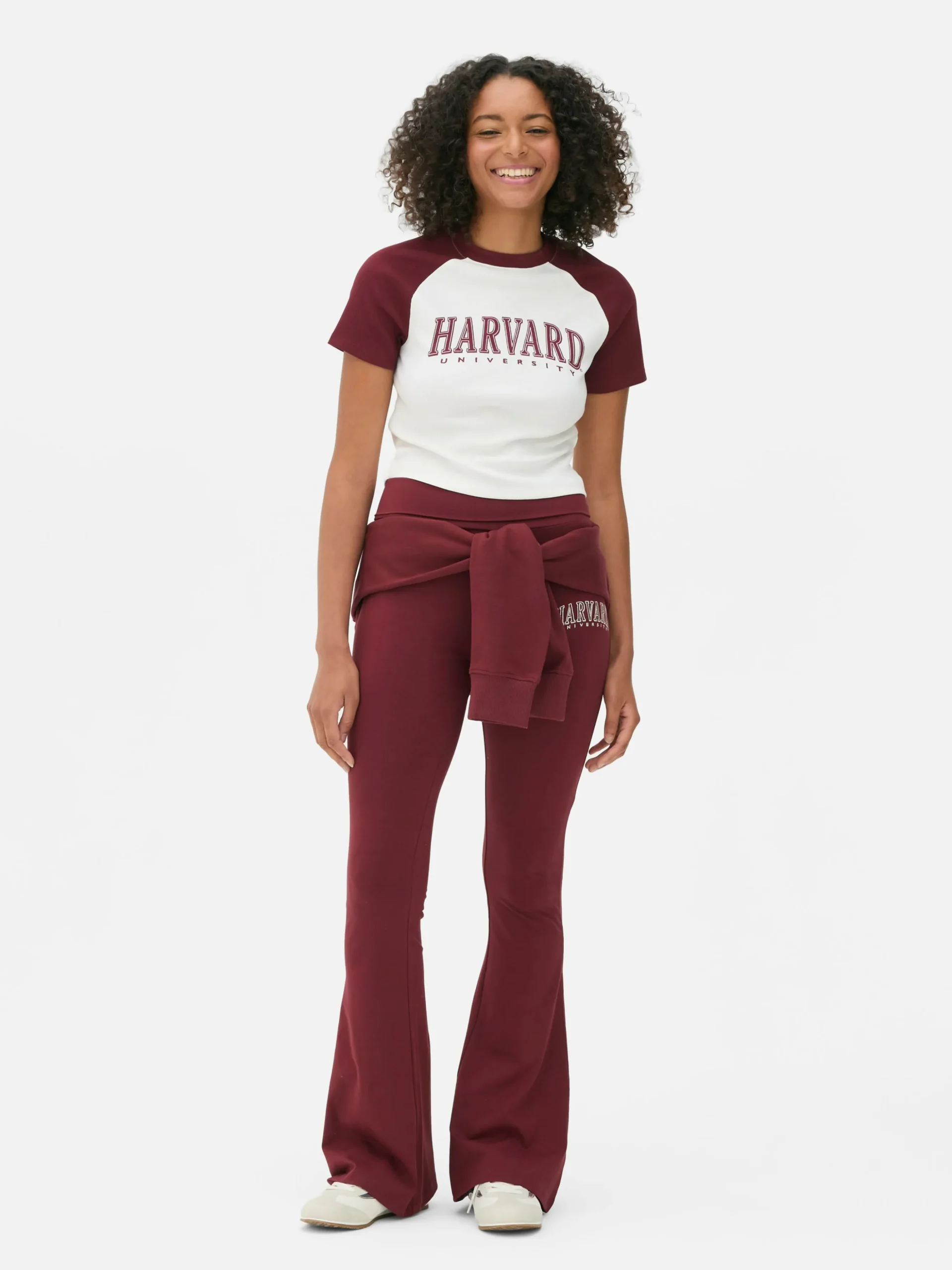 T-shirt Curta Raglã Harvard