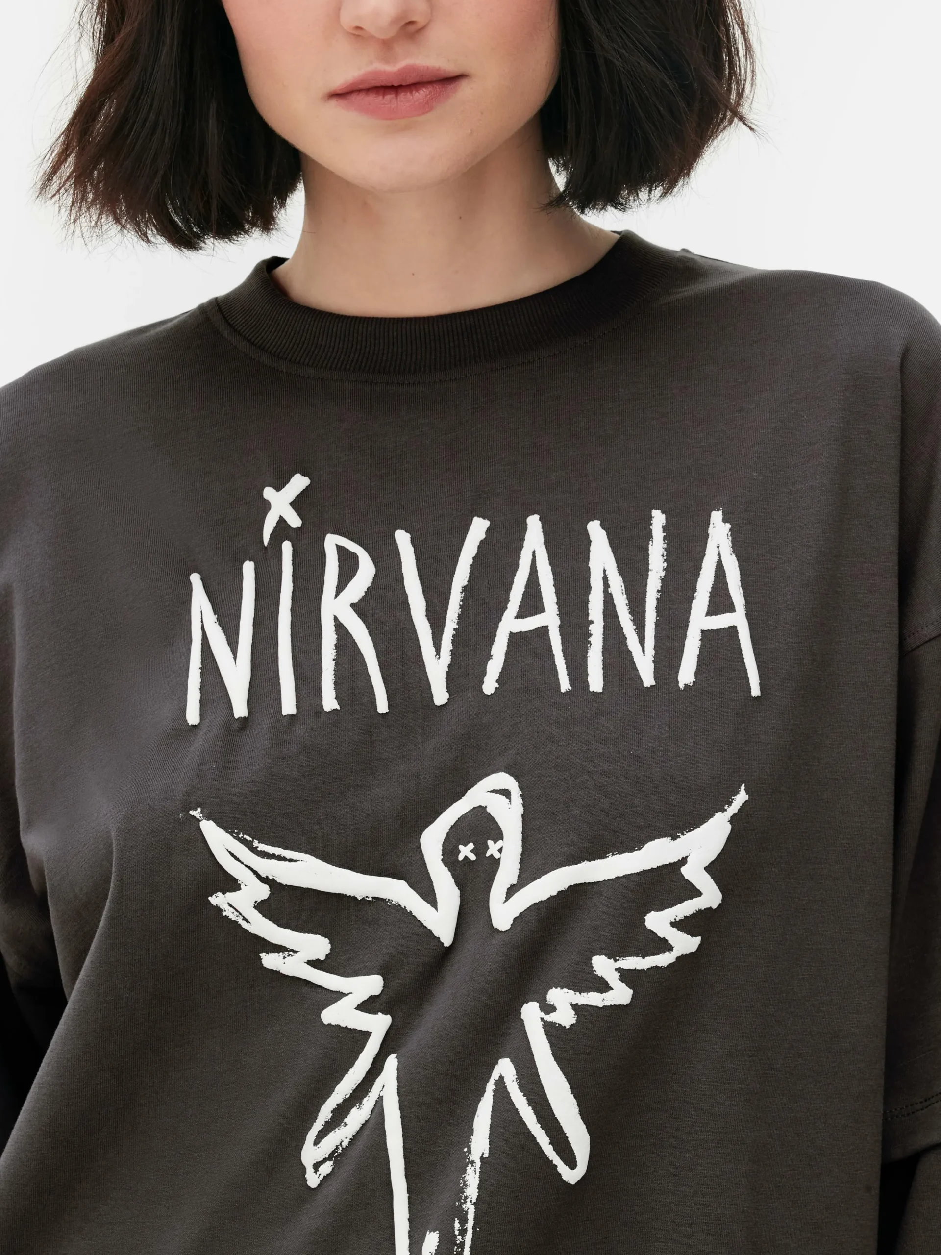 T-shirt Dupla Camada Nirvana