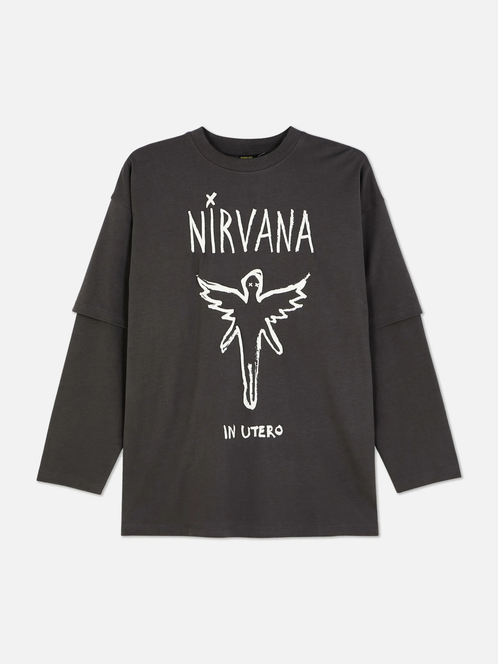 T-shirt Dupla Camada Nirvana