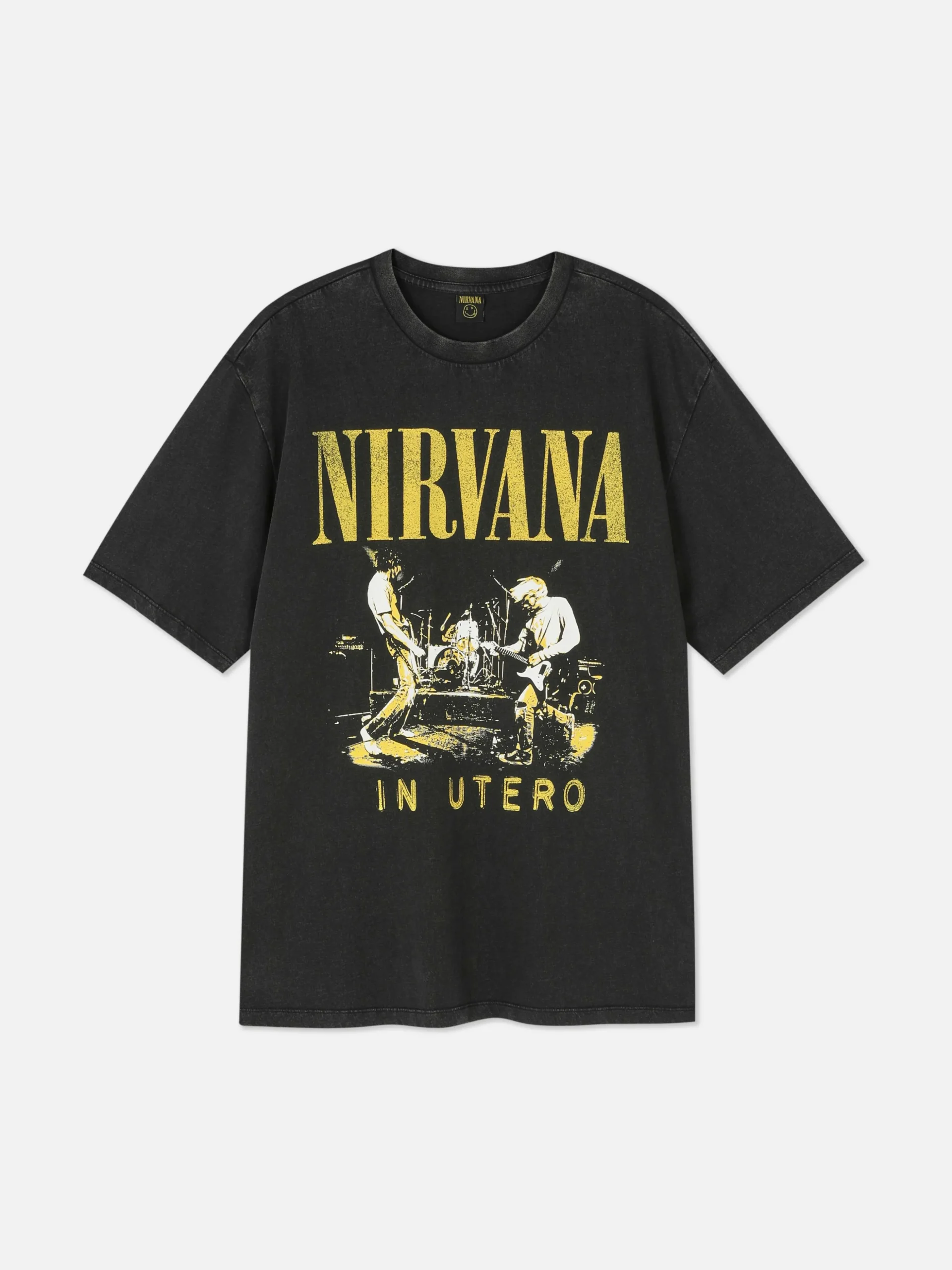 T-shirt Efeito Lavagem Nirvana