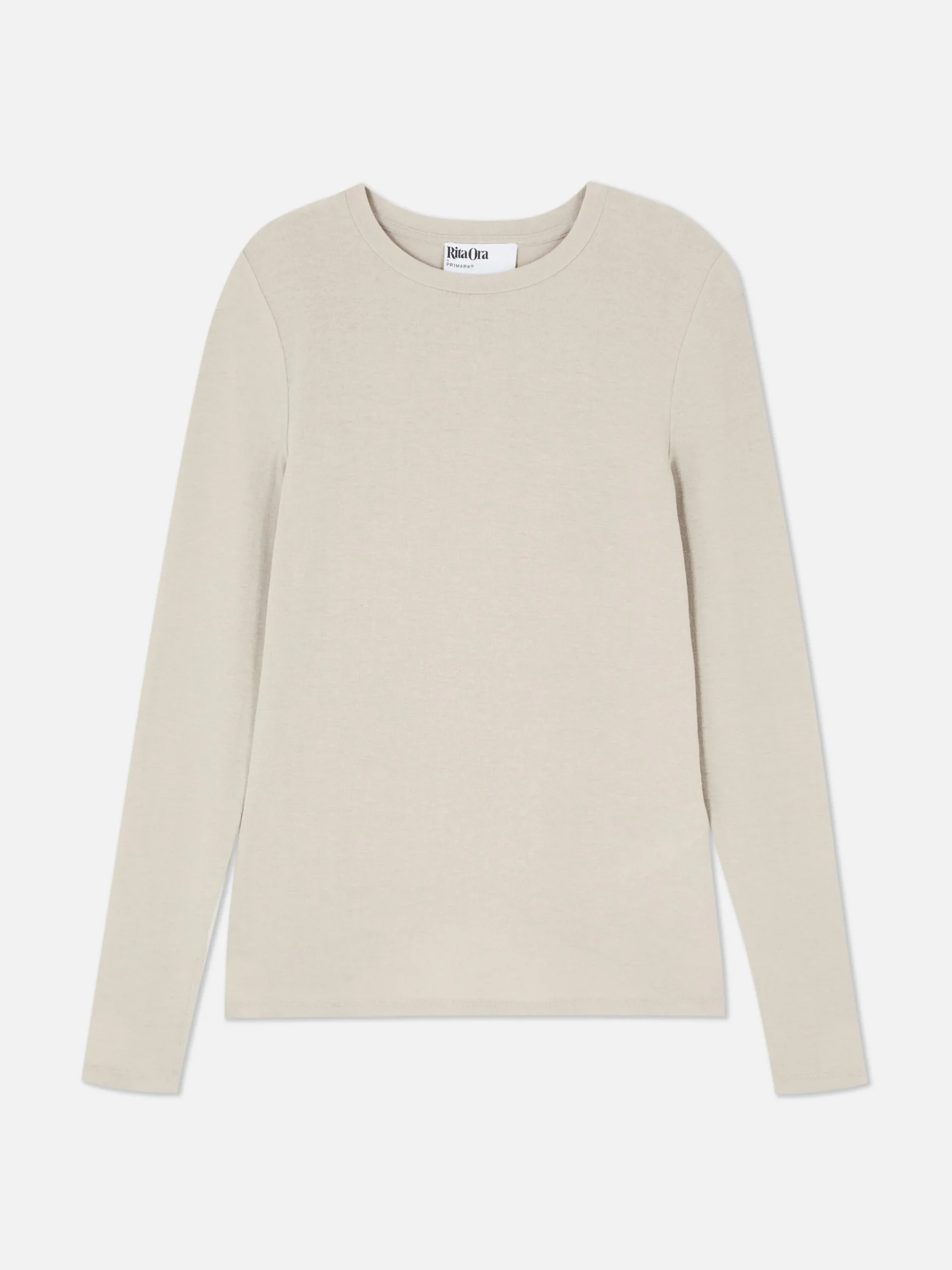 T-shirt Elástica Manga Comprida Rita Ora