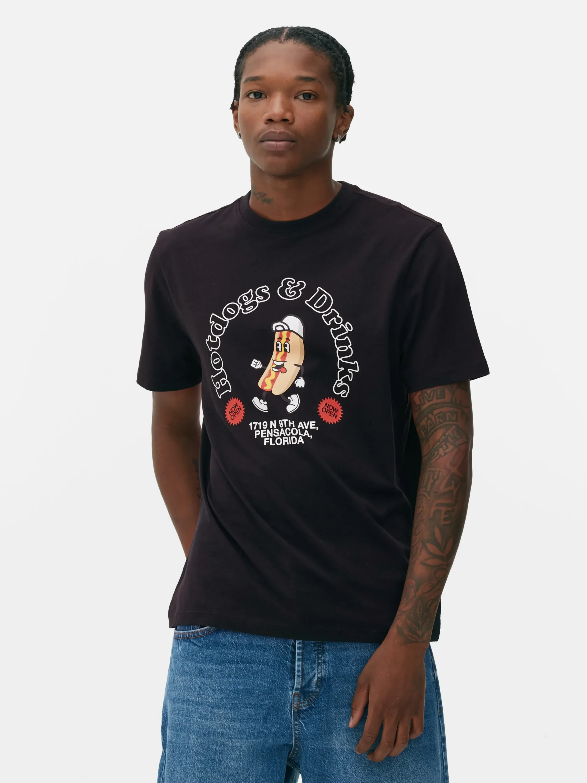 T-shirt Estampada Cachorro Quente