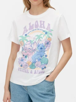 T-shirt Estampada Disney Stitch Aloha