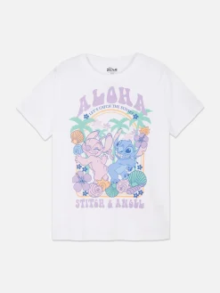 T-shirt Estampada Disney Stitch Aloha