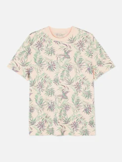 T-shirt Estampado Botânico Integral