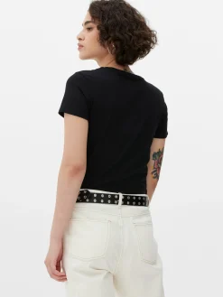 T-shirt Gola Redonda Elástica