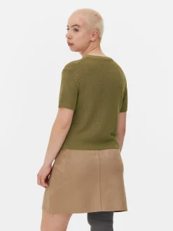 T-shirt Gola Redonda Malha