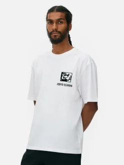 T-shirt Gráfica Disney Mickey Mouse X Keith Haring