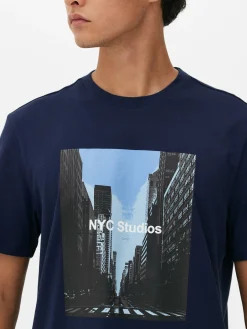 T-shirt Gráfica NYC Studios