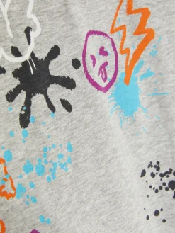 T-shirt Manga Comprida Gráfica