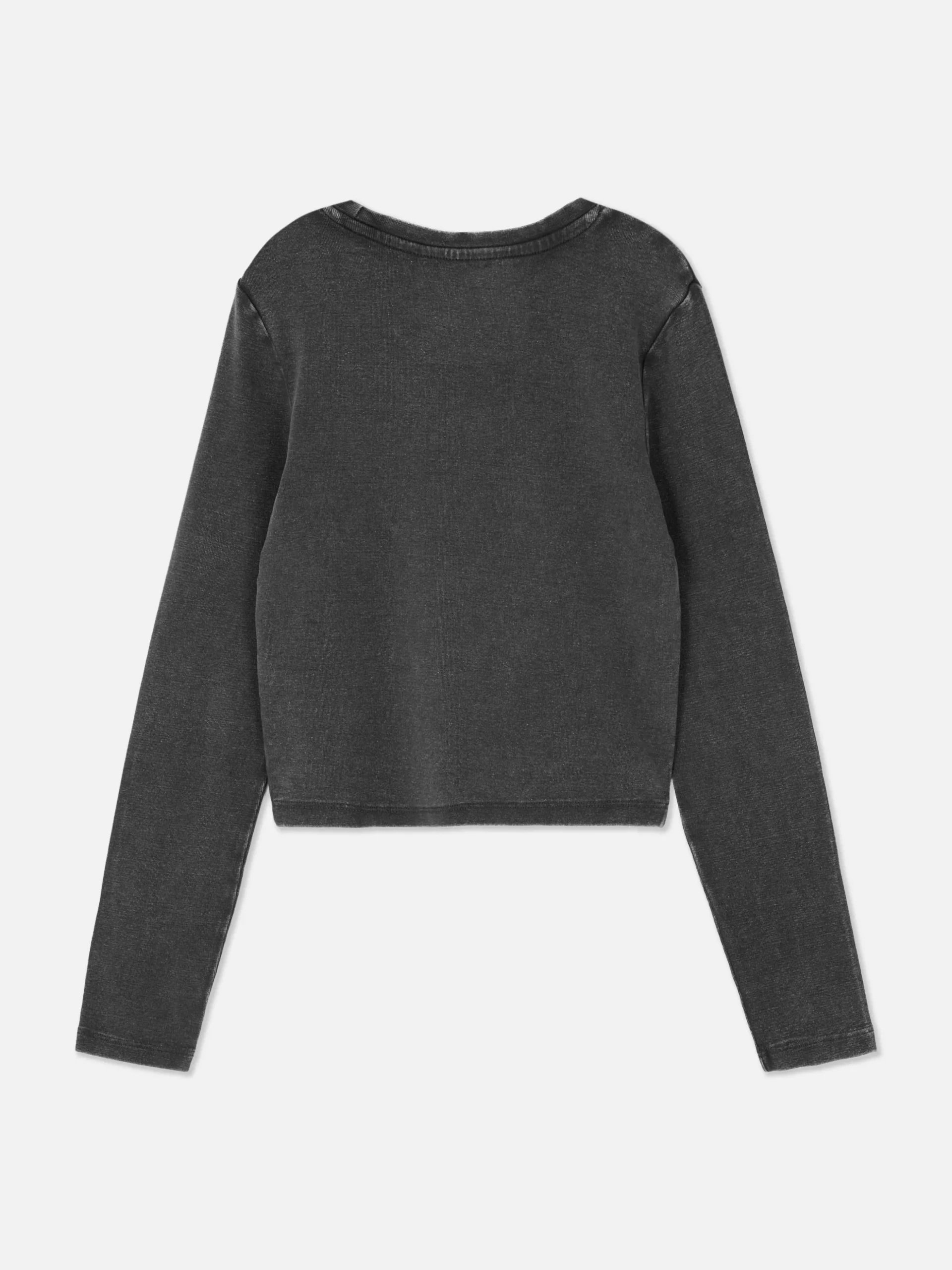 T-shirt Manga Comprida Lavagem ácida