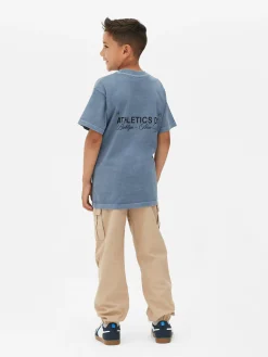 T-shirt Manga Curta Gráfica Desportiva