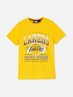 T-shirt Manga Curta NBA Los Angeles Lakers