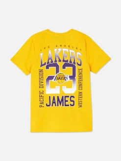 T-shirt Manga Curta NBA Los Angeles Lakers