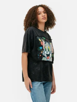 T-shirt Recortes Tom And Jerry