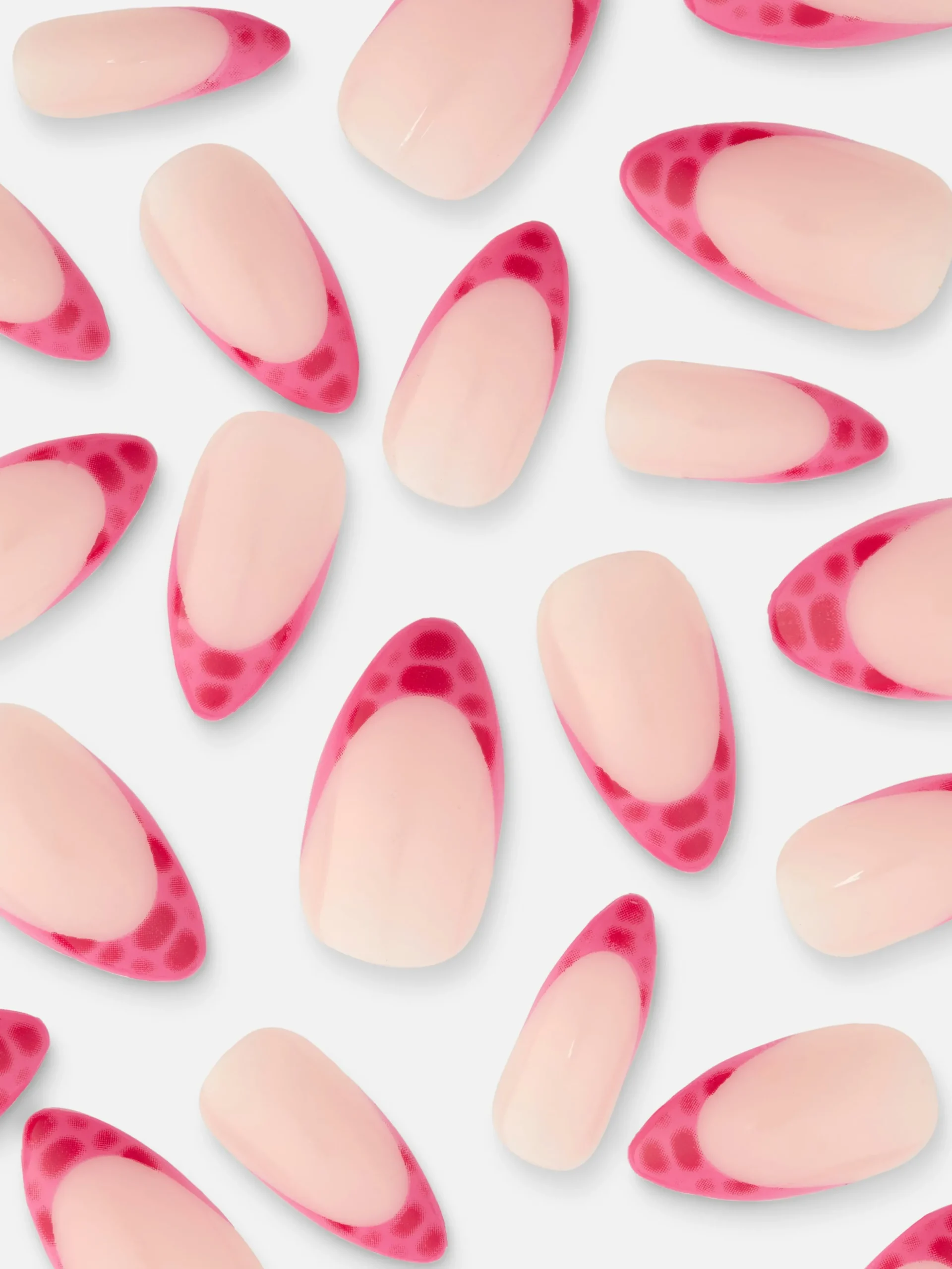 Unhas Postiças Pontiagudas Brilhos Ponta Crocodilo PS...